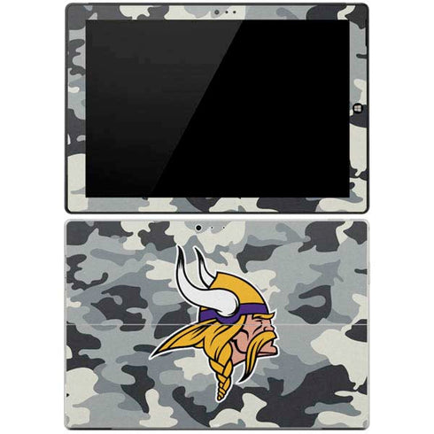 NFL Minnesota Vikings Camo Surface Pro 3 Skin
