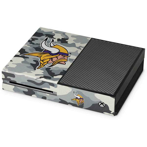 NFL Minnesota Vikings Camo Xbox One Console Skin