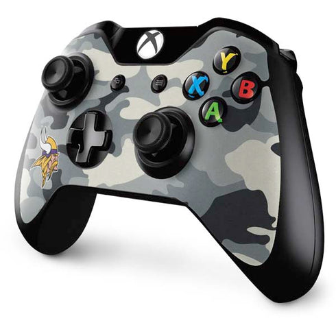 NFL Minnesota Vikings Camo Xbox One Controller Skin