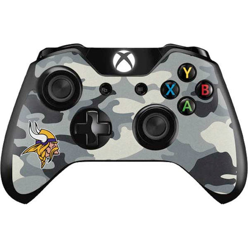 NFL Minnesota Vikings Camo Xbox One Controller Skin