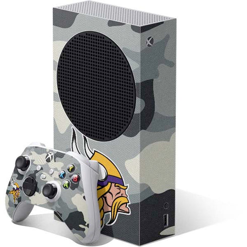 NFL Minnesota Vikings Camo Xbox Series S Bundle Skin