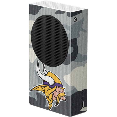 NFL Minnesota Vikings Camo Xbox Series S Console Skin