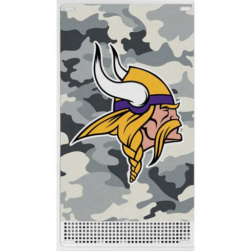 NFL Minnesota Vikings Camo Xbox Series S Console Skin