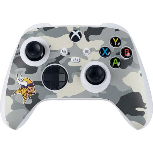 NFL Minnesota Vikings Camo Xbox Series S Controller Skin