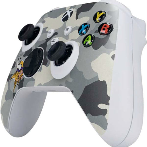 NFL Minnesota Vikings Camo Xbox Series S Controller Skin