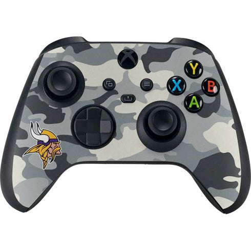 NFL Minnesota Vikings Camo Xbox Series X Bundle Skin