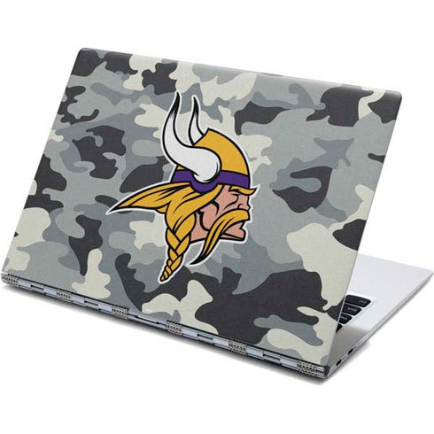 NFL Minnesota Vikings Camo Yoga 910 2-in-1 14in Touch-Screen Skin