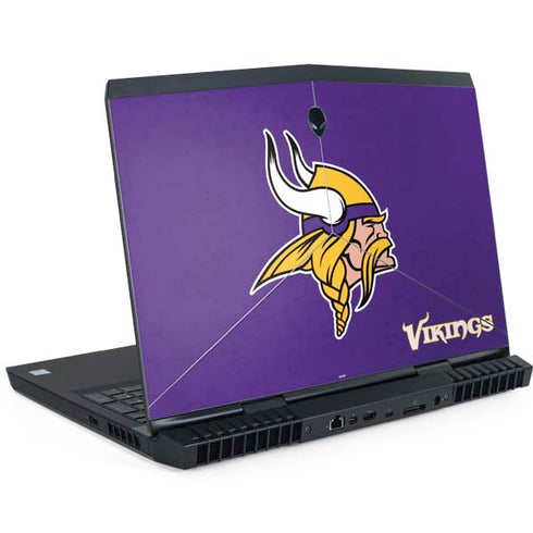 NFL Minnesota Vikings Distressed Dell Alienware Skin
