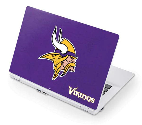 NFL Minnesota Vikings Distressed Acer Chromebook Skin