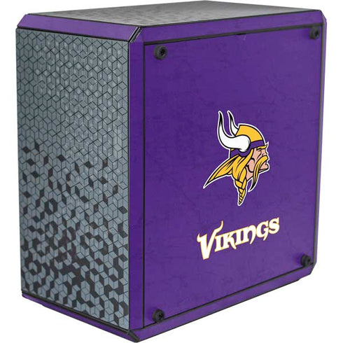 NFL Minnesota Vikings Distressed Cooler Master MasterBox Q300L Mini Tower Skin