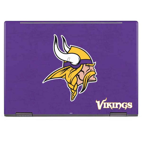 NFL Minnesota Vikings Distressed HP Envy Skin