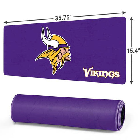 NFL Minnesota Vikings Distressed Gaming Mouse Pad