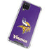 NFL Minnesota Vikings Distressed Galaxy A12 Clear Case