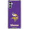 NFL Minnesota Vikings Distressed Galaxy A13 5G Clear Case