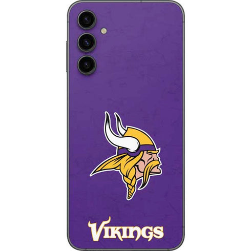NFL Minnesota Vikings Distressed Galaxy A14 5G Skin