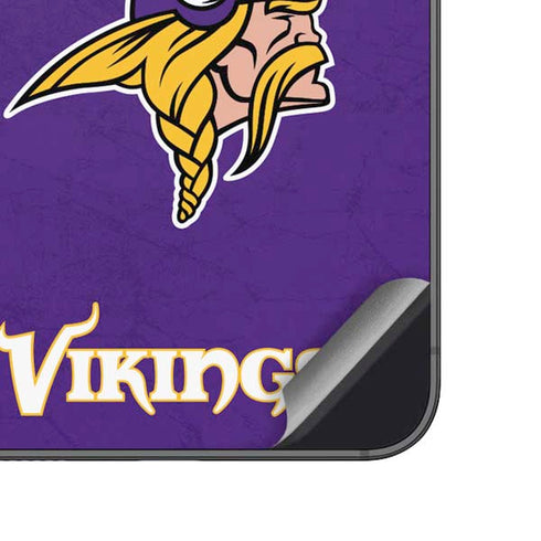 NFL Minnesota Vikings Distressed Galaxy A14 5G Skin