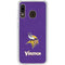 NFL Minnesota Vikings Distressed Galaxy A20 Clear Case