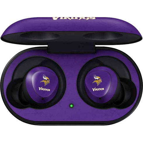 NFL Minnesota Vikings Distressed Galaxy Buds Skin