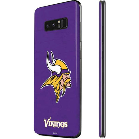 NFL Minnesota Vikings Distressed Galaxy Note 8 Skin