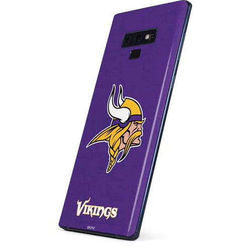 NFL Minnesota Vikings Distressed Galaxy Note 9 Skin