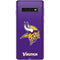 NFL Minnesota Vikings Distressed Galaxy S10 Skin