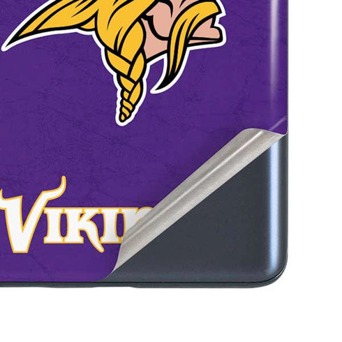 NFL Minnesota Vikings Distressed Galaxy S20 Fan Edition Skin