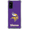 NFL Minnesota Vikings Distressed Galaxy S20 FE Clear Case