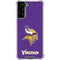 NFL Minnesota Vikings Distressed Galaxy S21 FE Clear Case