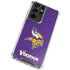 NFL Minnesota Vikings Distressed Galaxy S21 Ultra 5G Clear Case