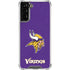 NFL Minnesota Vikings Distressed Galaxy S22 Plus Clear Case
