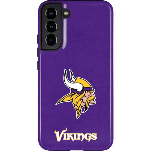NFL Minnesota Vikings Distressed Galaxy S22 Plus Pro Case