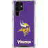NFL Minnesota Vikings Distressed Galaxy S22 Ultra Clear Case