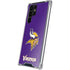 NFL Minnesota Vikings Distressed Galaxy S22 Ultra Clear Case