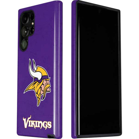 NFL Minnesota Vikings Distressed Galaxy S22 Ultra Pro Case