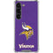 NFL Minnesota Vikings Distressed Galaxy S23 Clear Case