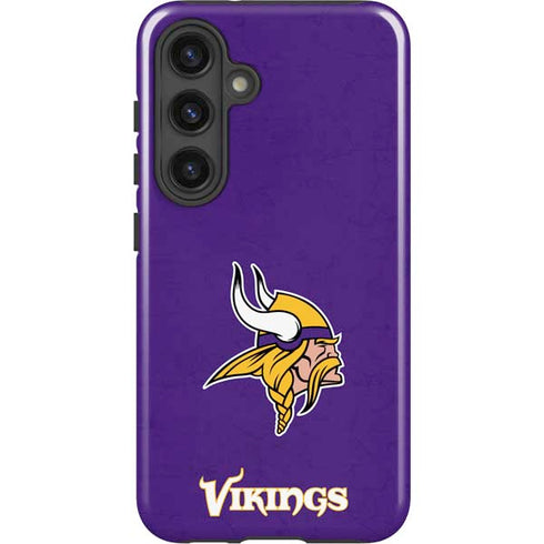 NFL Minnesota Vikings Distressed Galaxy S24 Plus Impact Case