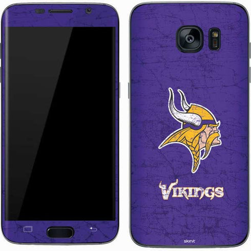 NFL Minnesota Vikings Distressed Galaxy S7 Skin