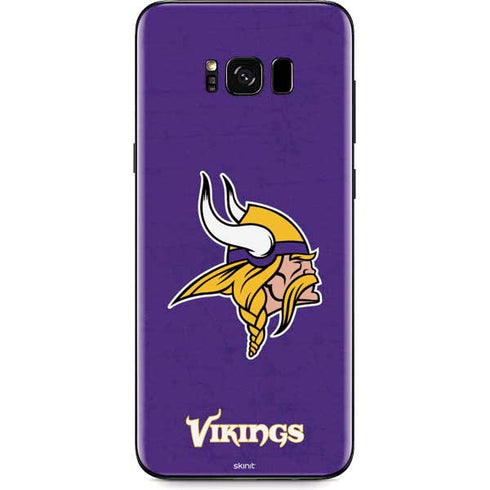 NFL Minnesota Vikings Distressed Galaxy S8 Plus Skin