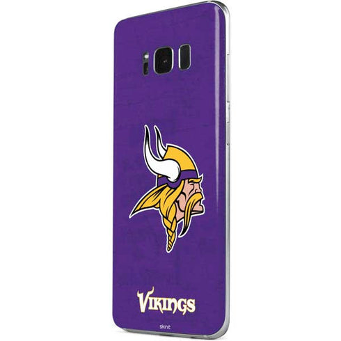 NFL Minnesota Vikings Distressed Galaxy S8 Skin