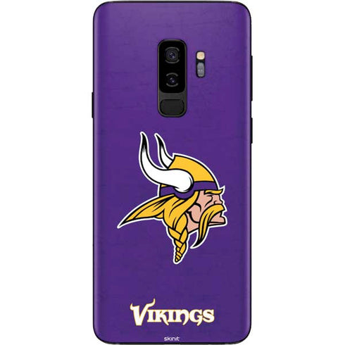 NFL Minnesota Vikings Distressed Galaxy S9 Plus Skin