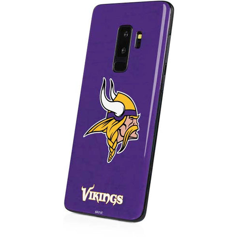 NFL Minnesota Vikings Distressed Galaxy S9 Plus Skin
