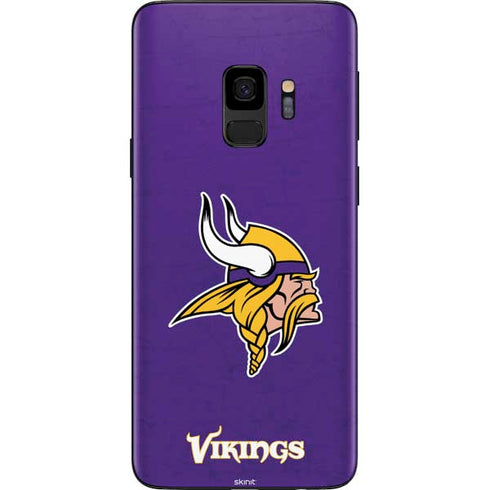NFL Minnesota Vikings Distressed Galaxy S9 Skin