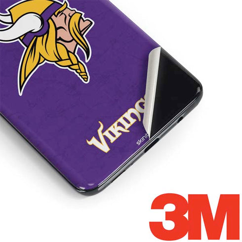 NFL Minnesota Vikings Distressed Galaxy S9 Skin