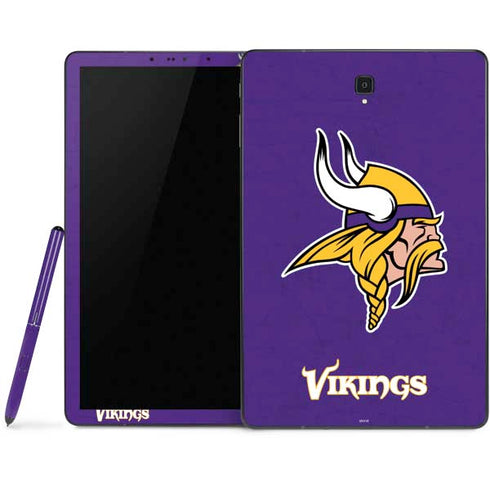 NFL Minnesota Vikings Distressed Samsung Galaxy Tab Skin