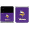 NFL Minnesota Vikings Distressed Galaxy Z Flip4 5G Skin