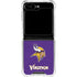 NFL Minnesota Vikings Distressed Galaxy Z Flip5 5G Clear Case