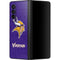 NFL Minnesota Vikings Distressed Galaxy Z Fold3 5G Skin