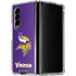 NFL Minnesota Vikings Distressed Galaxy Z Fold4 5G Clear Case