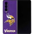 NFL Minnesota Vikings Distressed Galaxy Z Fold4 5G Skin