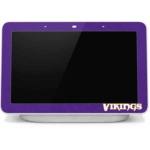 NFL Minnesota Vikings Distressed Google Home Hub Skin